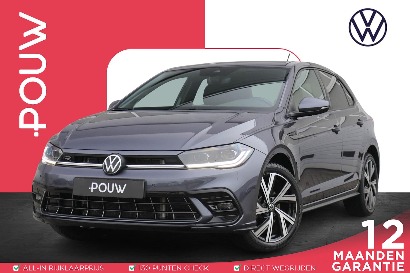 Volkswagen Polo - 1.0 TSI 110pk DSG R-Line | App Connect | Achteruitrijcamera | Stoelverwarming | Clima - AutoWereld.nl