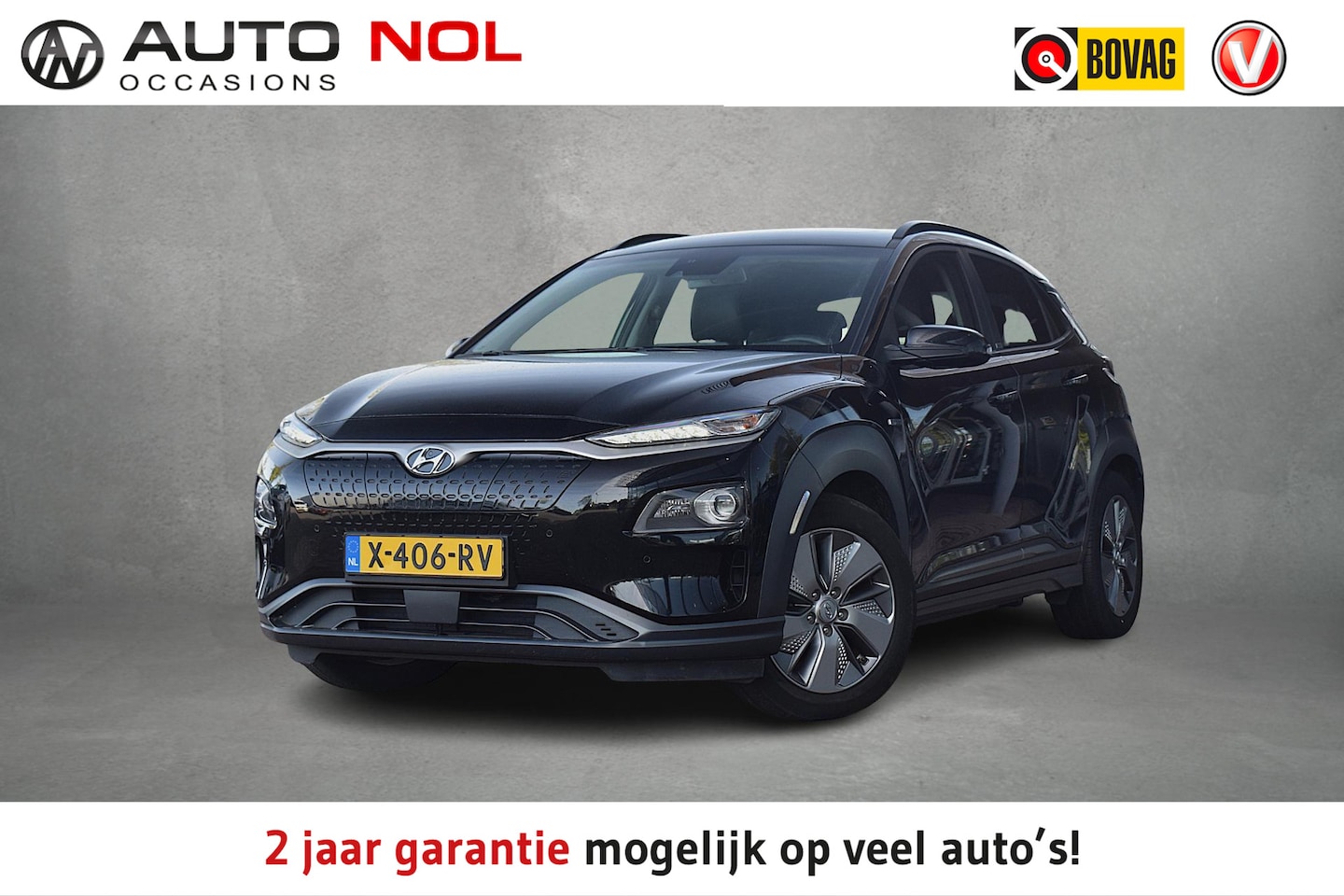 Hyundai Kona Electric - EV Premium Sky 64 kWh | Warmtepomp | Schuifdak | Leer | HUD | Stuur- en Stoelverwarming - AutoWereld.nl