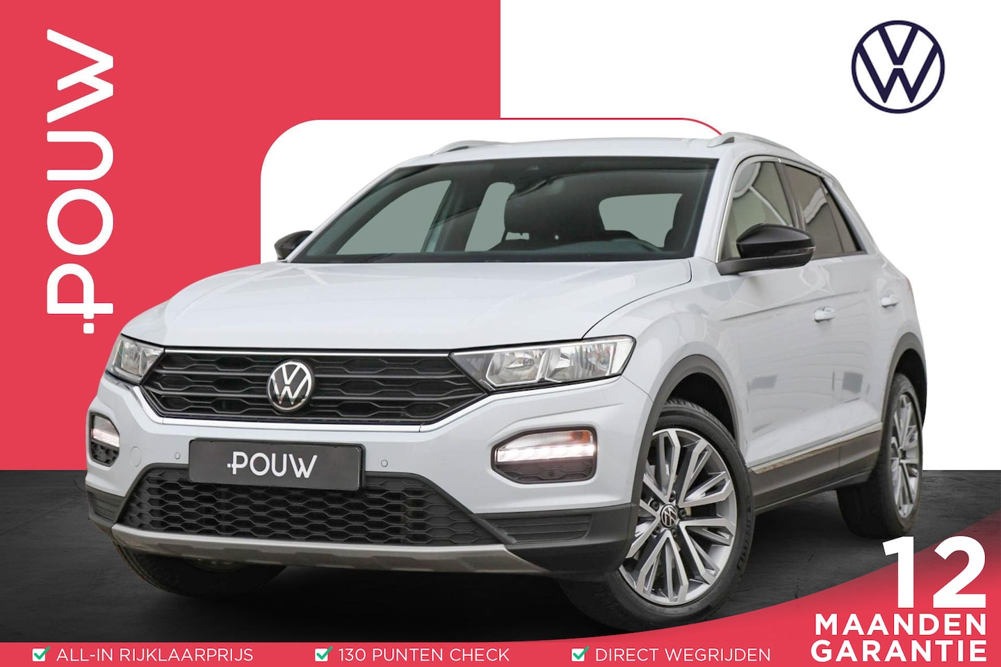 Volkswagen T-Roc - 1.0 TSI 110pk United | Navigatie | App Connect | Side Assist | Stoelverwarming | - AutoWereld.nl
