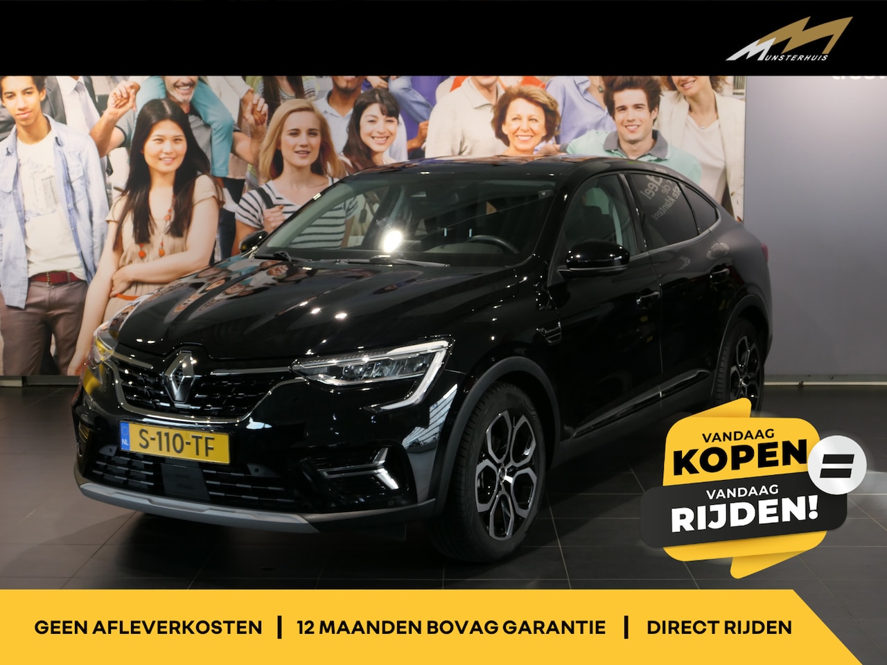 Renault Arkana - 1.6 E-Tech hybrid 145 techno | Dealer onderhouden | Apple carplay / Android auto | Camera - AutoWereld.nl