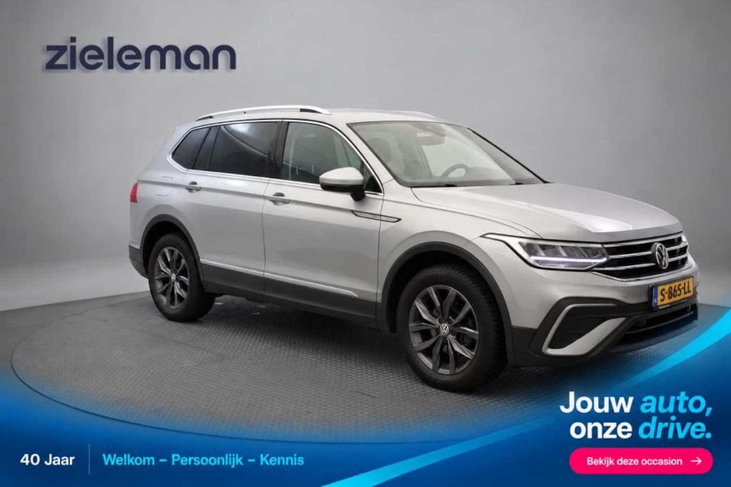 Volkswagen Tiguan - 1.5 TSI Life 7 Persoons Automaat - Digitaal Cockpit, Carplay, Camera, Adapt. Cruise - AutoWereld.nl