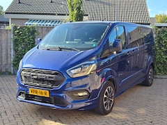 Ford Transit Custom - 320 2.0 TDCI L2H1 DC Sport 185PK AUT, CAM, TREKHAAK, LED