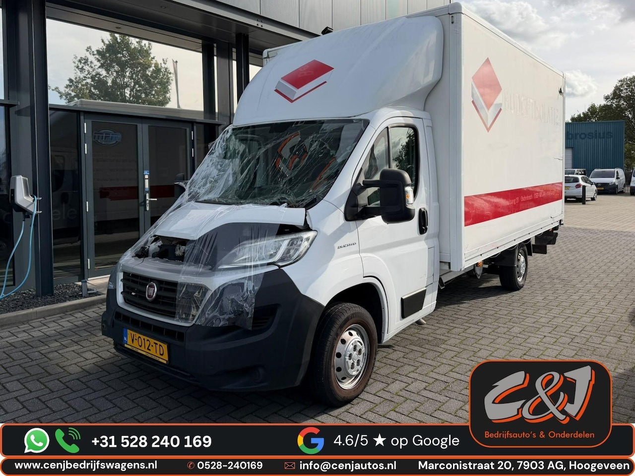 Fiat Ducato - 35H 2.3 MultiJet L4H3 bakwagen export/schade l airco l cruise l laadklep l BTW - AutoWereld.nl