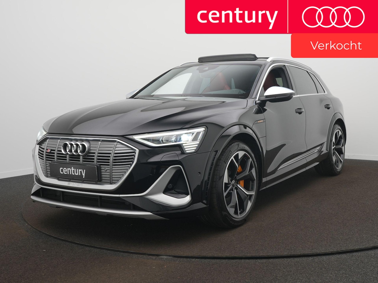Audi e-tron - S quattro 95 kWh 503PK | Panoramadak | RS-Stoelen | Rood Leder | B&O | - AutoWereld.nl