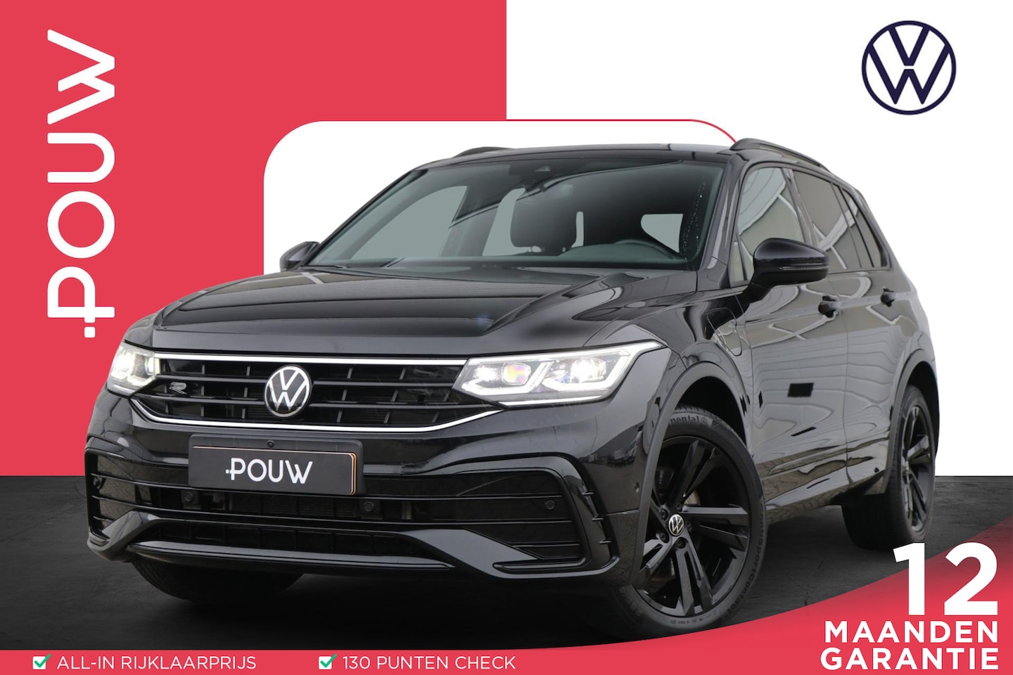 Volkswagen Tiguan - 1.4 TSI 245pk eHybrid R-Line Business+ | SoH 89% | Trekhaak | 360 Camera | Stoelverwarming - AutoWereld.nl