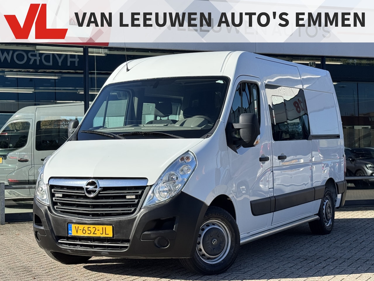 Opel Movano - 2.3 CDTI BiTurbo L3H2 | Dubbel Cabine | Dubbele schuifdeur | Cruise | Sensoren | APK 07-10 - AutoWereld.nl