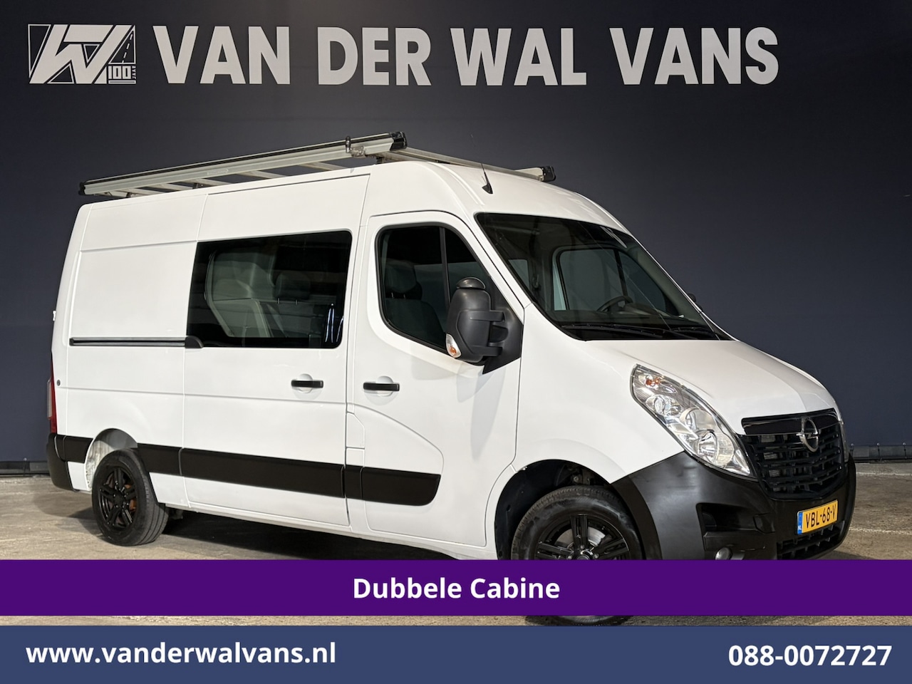 Opel Movano - 2.3 Turbo 146pk L2H2 Dubbele cabine Euro6 Airco | Imperiaal | Omvormer | 2500kg Trekhaak | - AutoWereld.nl