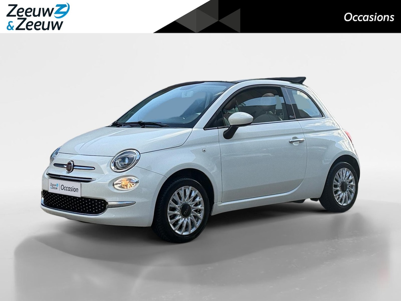 Fiat 500 C - 1.2 Lounge | Open Dak | Bluetooth | All Season Banden | Airco | Lederen Bekleding | LMV | - AutoWereld.nl