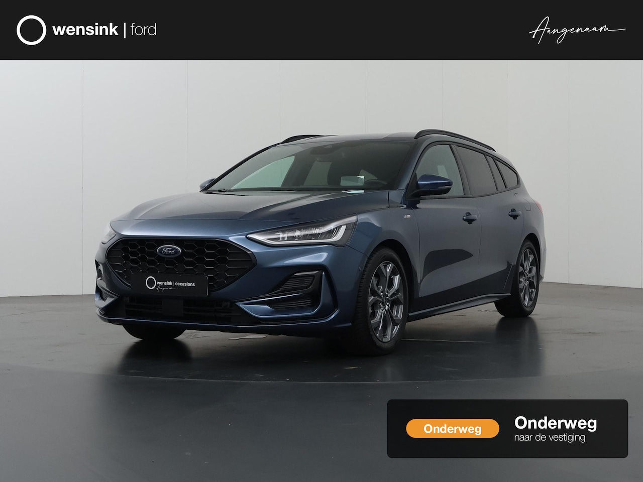 Ford Focus Wagon - 1.0 EcoBoost Hybrid ST Line X 155pk Automaat | Afn. Trekhaak | Adaptieve Cruise Control | - AutoWereld.nl