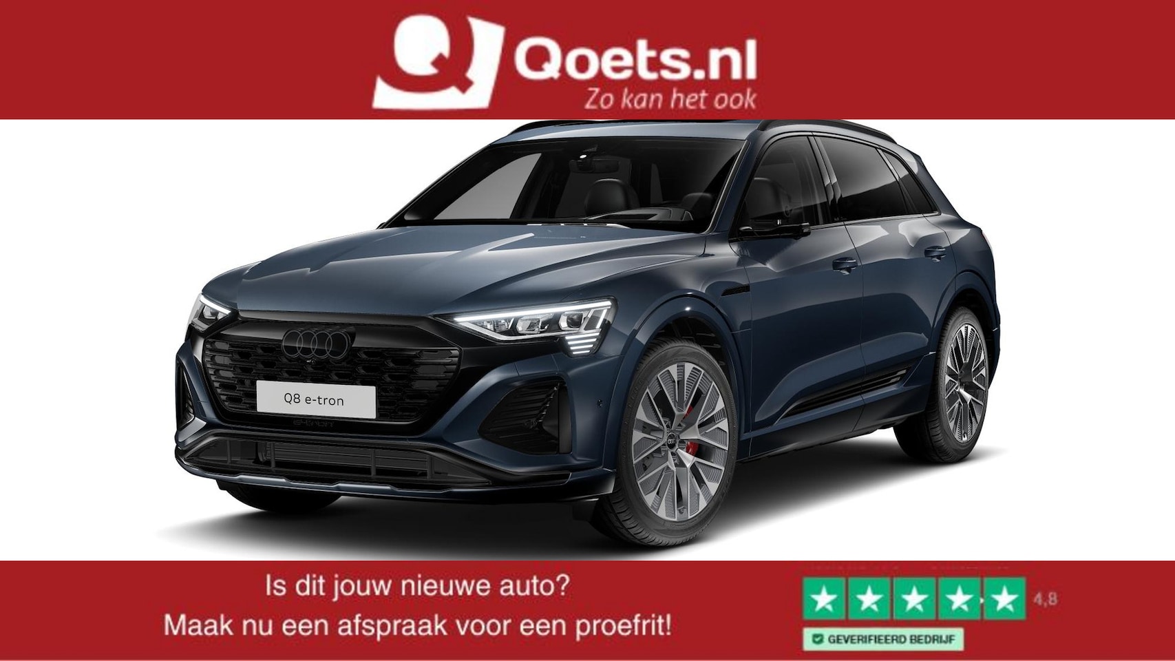 Audi Q8 e-tron - 55 quattro S Edition 115 kWh Panoramadak - Adaptieve Cruise Control - Head up - Akoestisch - AutoWereld.nl