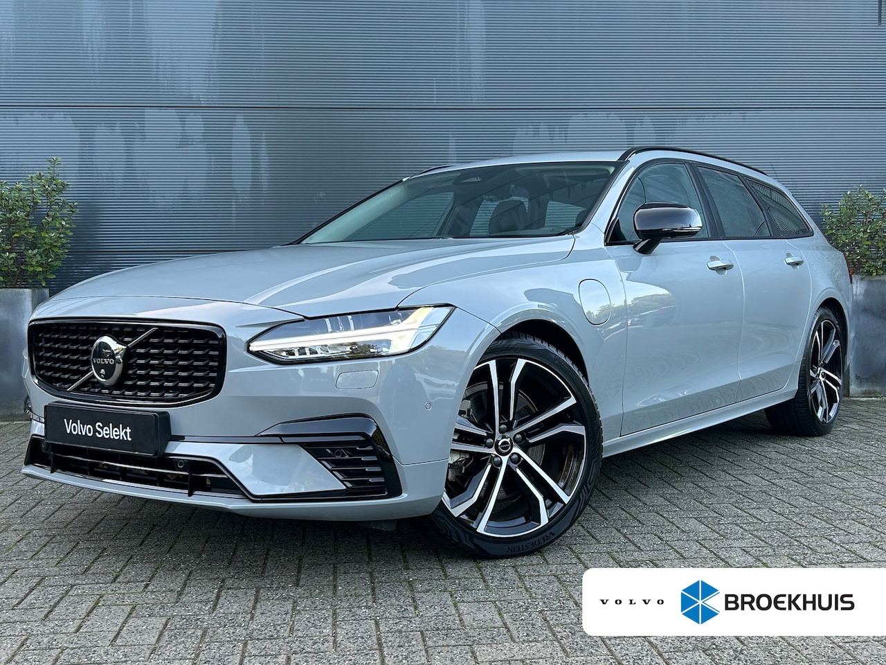Volvo V90 - 2.0 T8 Plug-in hybrid AWD Ultra Dark | Luchtvering | sOh 100% | Bowers&Wilkins | Massage | - AutoWereld.nl