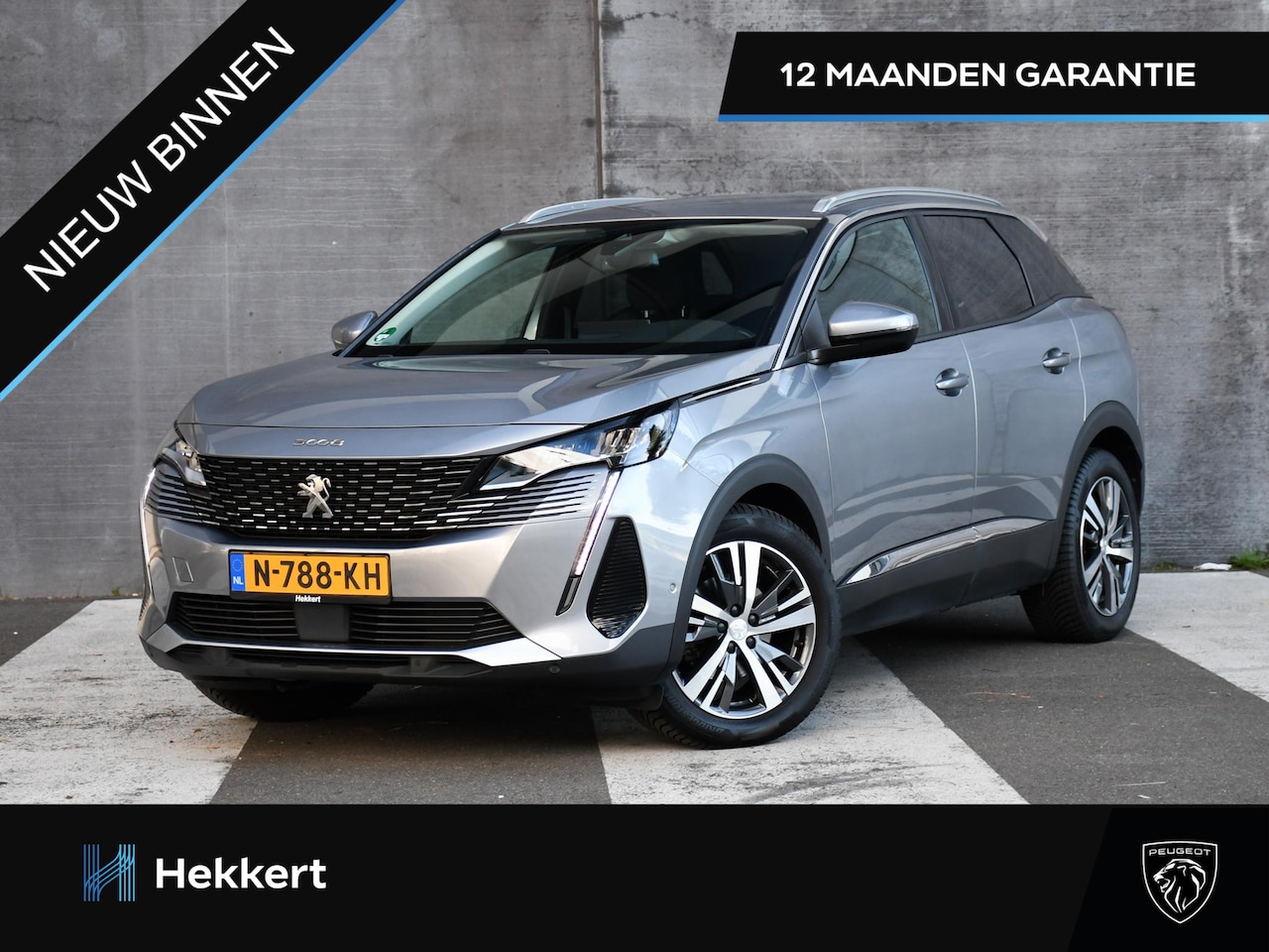 Peugeot 3008 - Blue Lease Allure 1.2 PureTech 130pk TREKHAAK | DODE HOEK | CAMERA | CRUISE.C | NAVI | APP - AutoWereld.nl