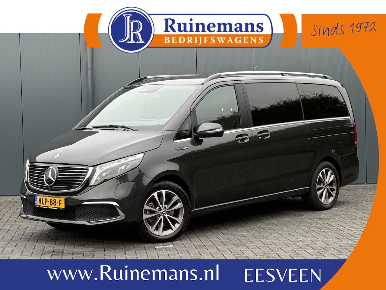 Mercedes-Benz EQV - 300 90kWh AVANTGARDE / DUBBELE CABINE / MEMORY / 2x ELECTRISCHE SCHUIFDEUR / PANO / BURMES - AutoWereld.nl