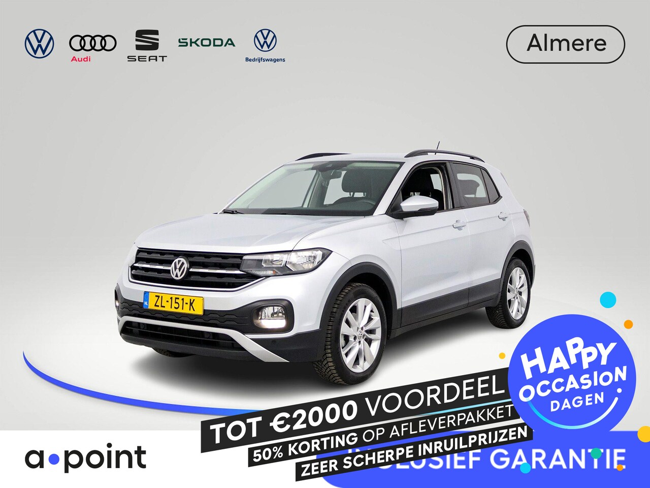 Volkswagen T-Cross - 1.0 TSI Style 116pk | Airco automatisch | Parkeercamera | Cruise control adaptief | Dodeho - AutoWereld.nl