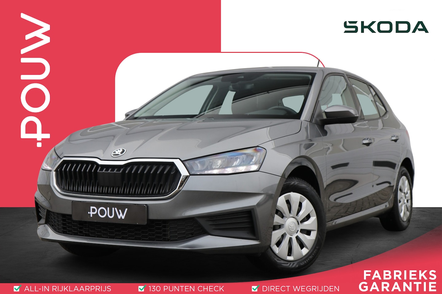 Skoda Fabia - 1.0 TSI 110pk DSG Ambition | Smart Link | Airco | Parkeersensoren Achter - AutoWereld.nl