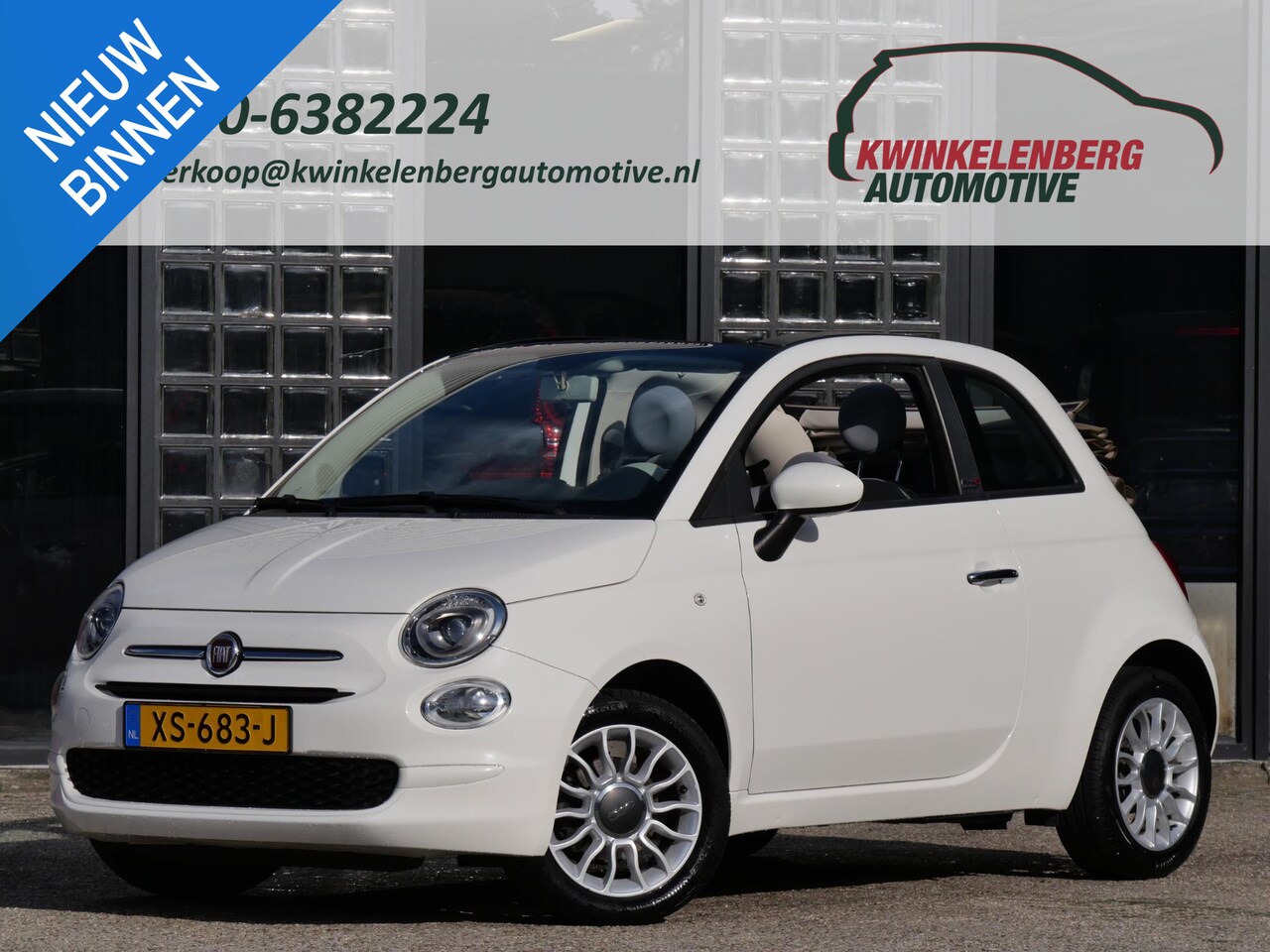 Fiat 500 C - CABRIO 1.2 4-CILINDER/ DISTRIBUTIE VERV./ NL AUTO MET 52.430KM! - AutoWereld.nl