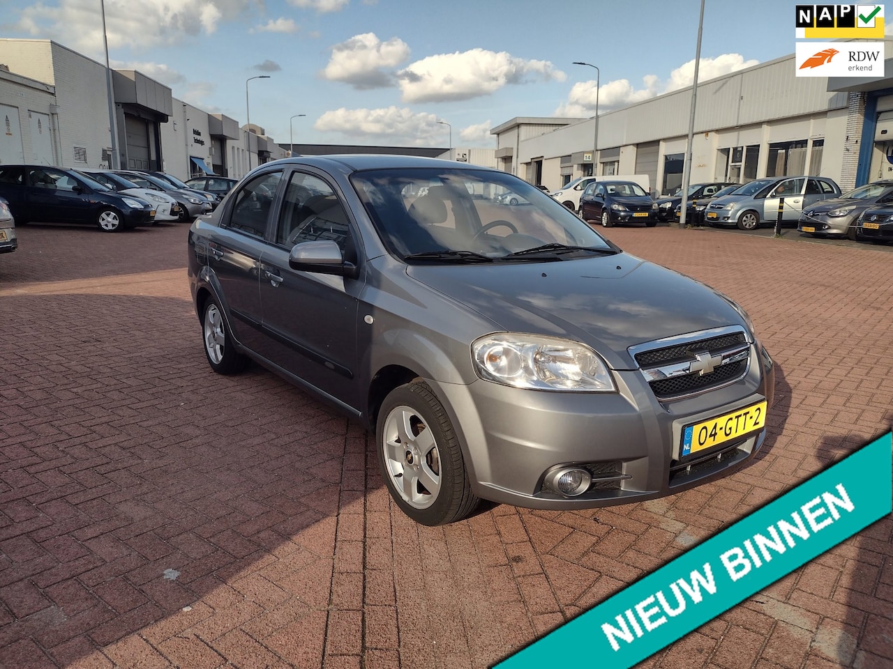Chevrolet Aveo - 1.4-16V Class MOOIE AUTO BEL 0619590613 AIRCO 4 DRS APK 09-06-2027 - AutoWereld.nl