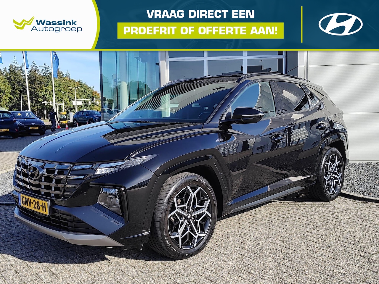 Hyundai Tucson - 1.6 T-GDI HEV N Line Trekhaak | Stoel en stuur verwarming | Camera | - AutoWereld.nl