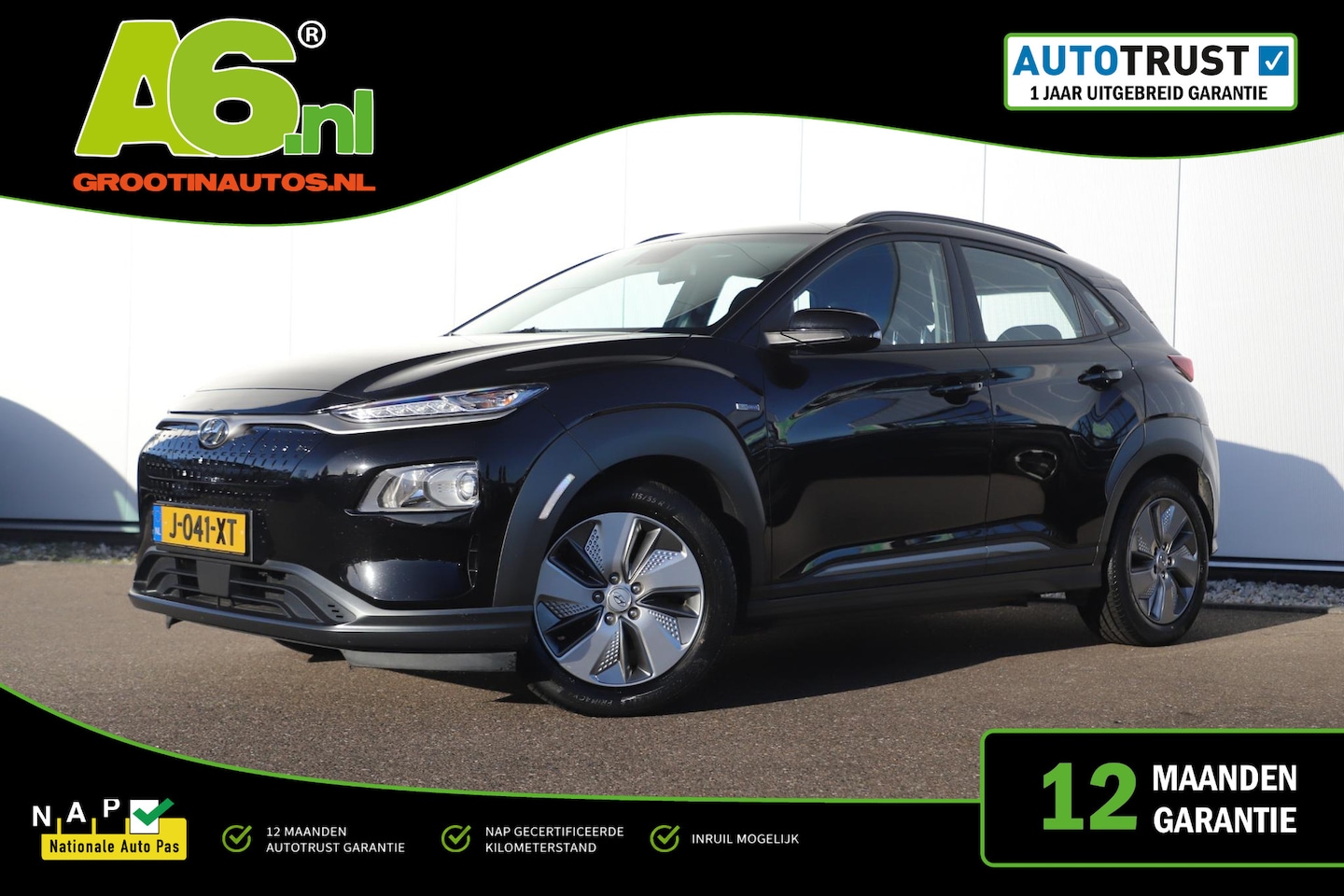 Hyundai Kona Electric - EV Comfort 64 kWh Automaat Hoge Instap Navigatie Achteruitrijcamera - AutoWereld.nl