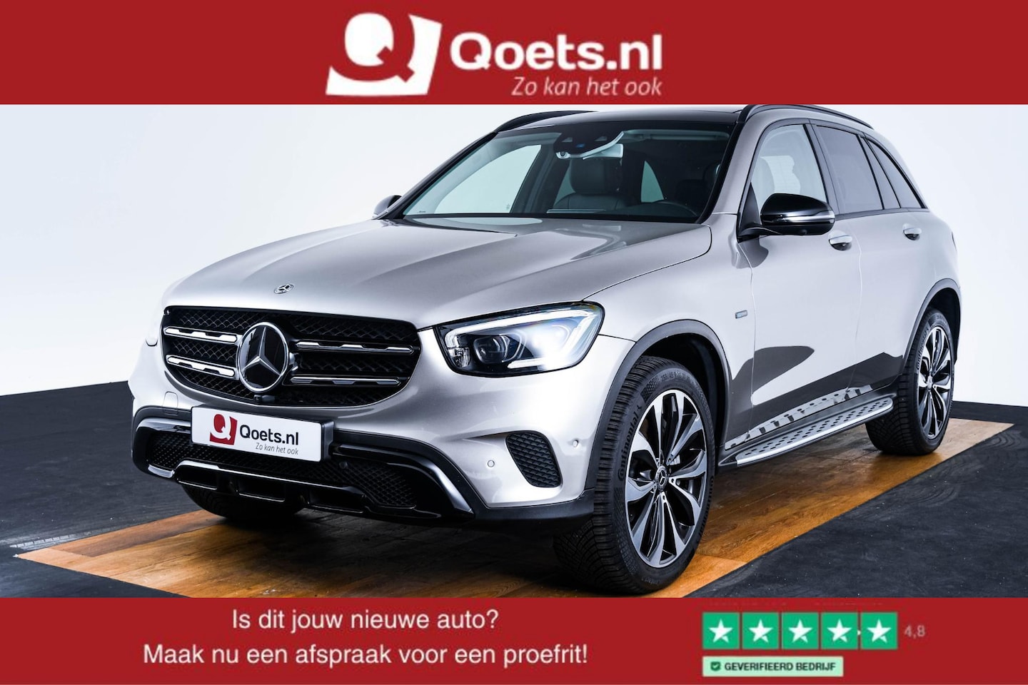 Mercedes-Benz GLC-klasse - 300e 4MATIC Premium Plus Trekhaak - Panoramadak - Rijsassistentiepakket plus - Burmester - - AutoWereld.nl