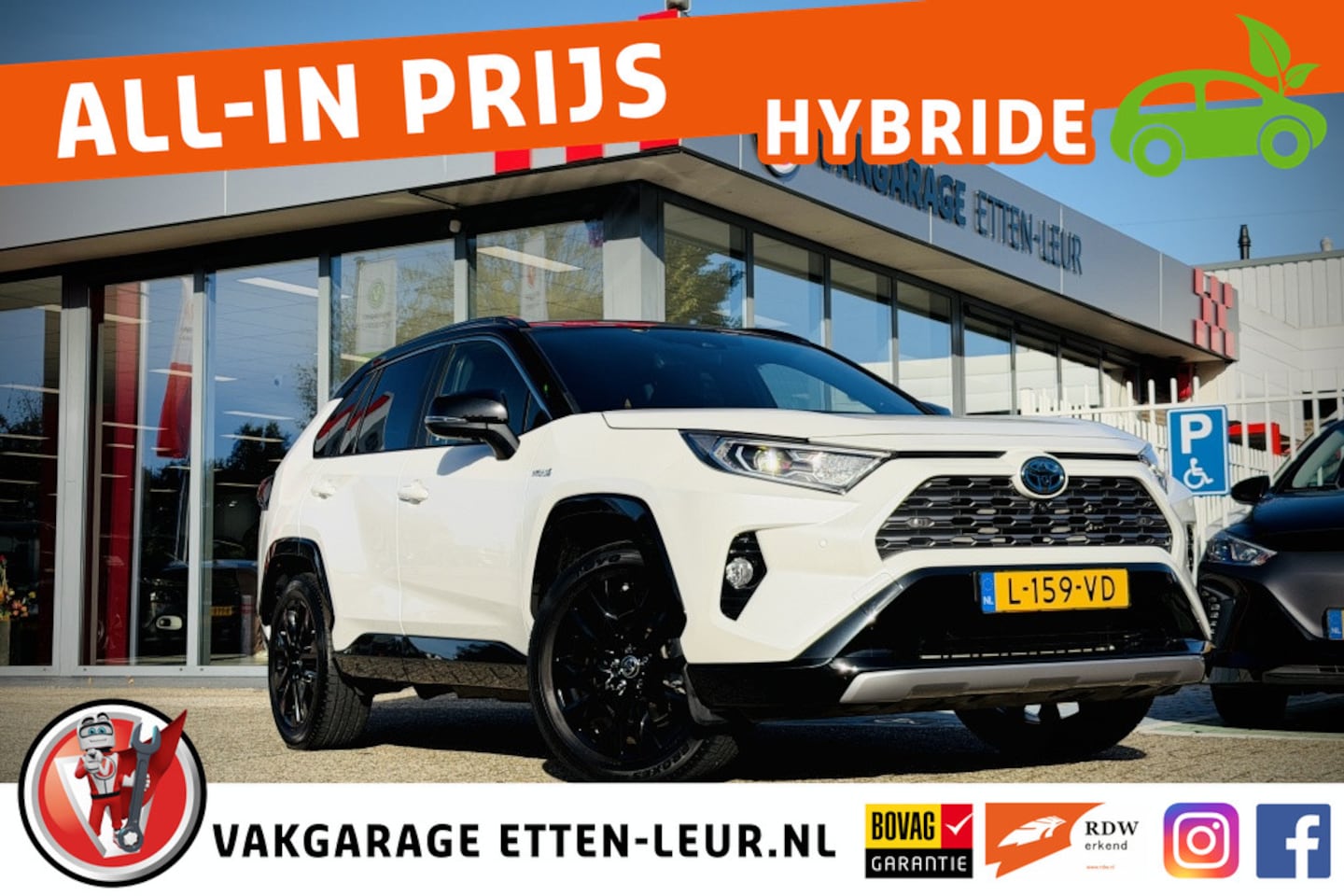 Toyota RAV4 - 2.5 Hybrid Bi-Tone | TREKHAAK | JBL | STOELVERW. | ELEK. KLEP - AutoWereld.nl