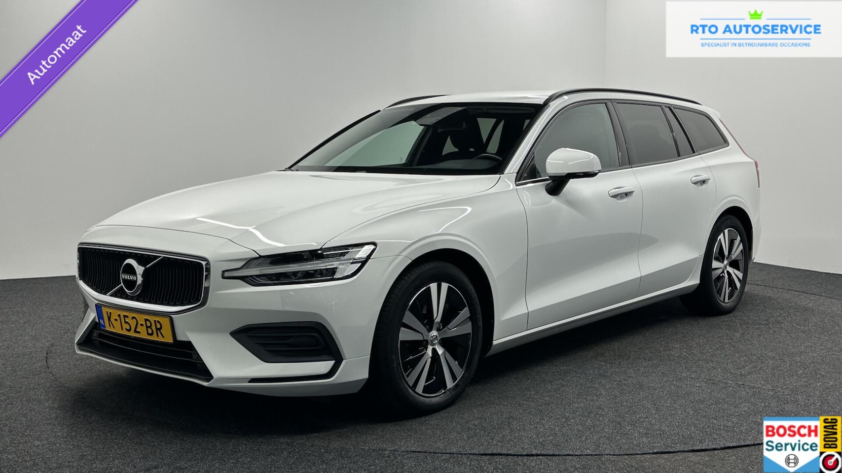 Volvo V60 - 2.0 B3 Momentum Advantage|Carplay|Adaptieve Cruise|Trekhaak|NAP| - AutoWereld.nl