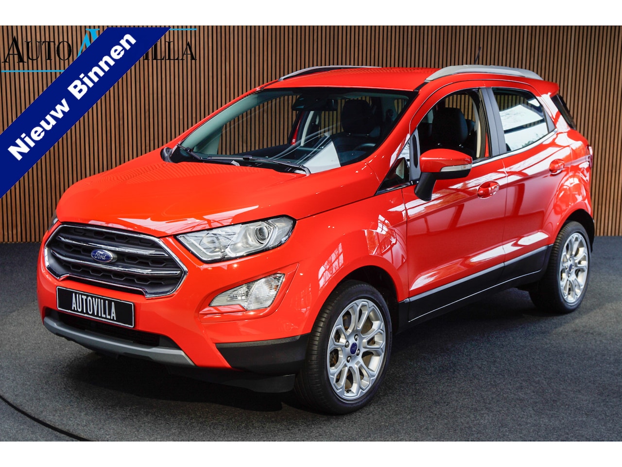 Ford EcoSport - 1.0 EcoBoost Titanium Leer Navi PDC Climate C. LM velgen BTW auto - AutoWereld.nl