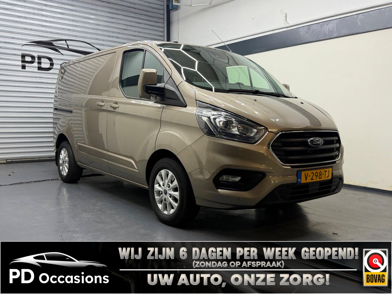 Ford Transit Custom - 280 2.0 TDCI L1H1 Limited - Navi - Airco - Parkeersensoren - AutoWereld.nl
