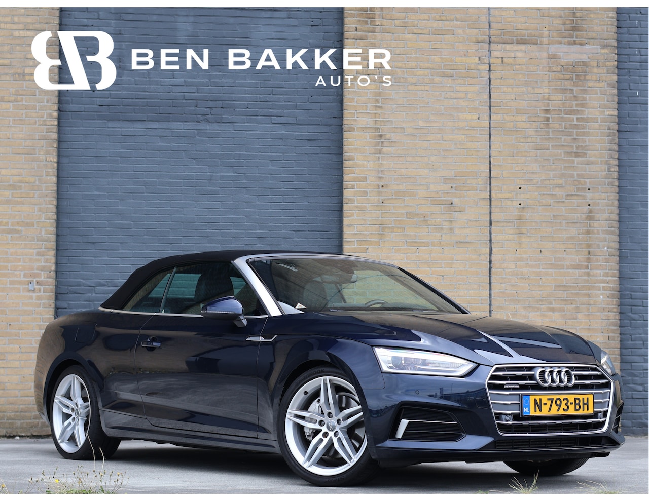 Audi A5 Cabriolet - 2.0 TFSI quattro Design Pro Line Plus | Nekverwarming | Cam | Navi | Leder | - AutoWereld.nl