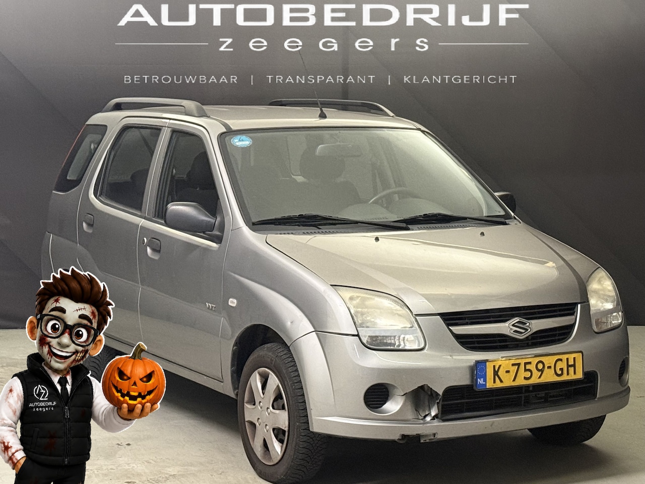 Suzuki Ignis - 1.3-16V GLS 1.3-16V GLS Airco! - AutoWereld.nl