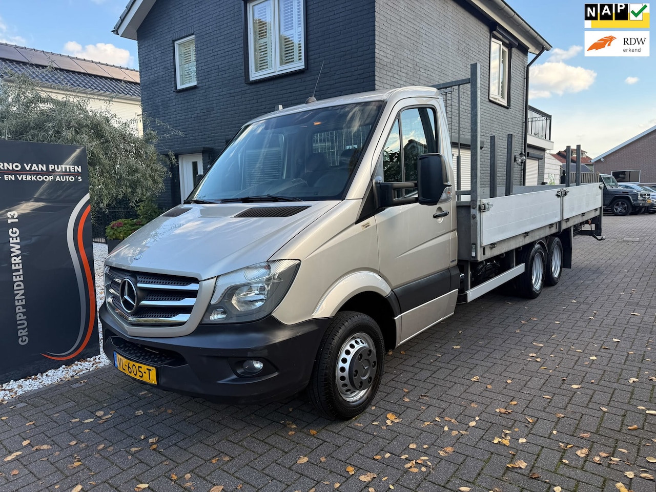 Mercedes-Benz Sprinter - 519 Open laadbak / Clixstar BE / 7 Ton laadvermogen - AutoWereld.nl
