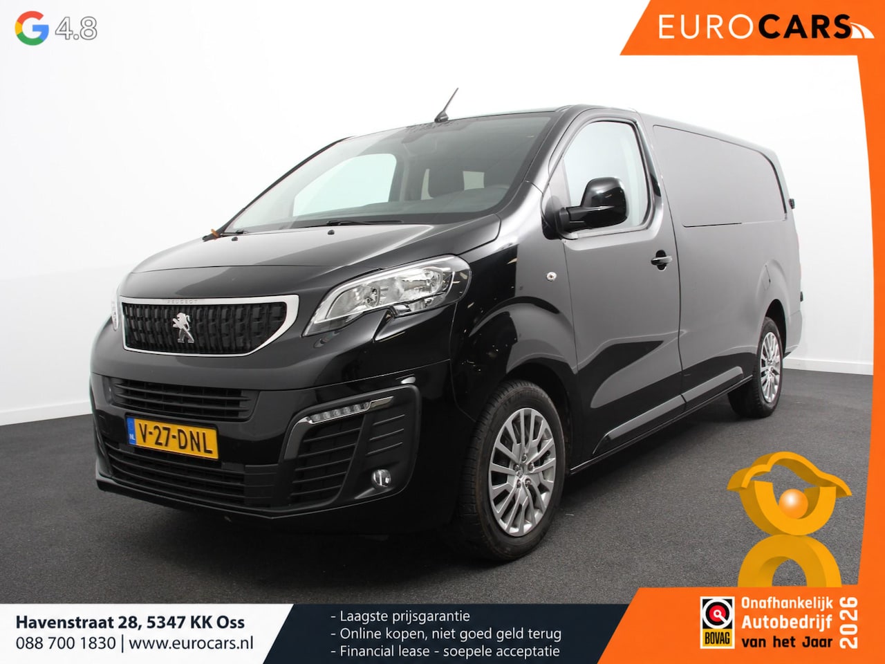 Peugeot Expert - 2.0 BlueHDI 180pk Automaat L3 Premium DC Navigatie Bluetooth Lichtmetalen Velgen Look pakk - AutoWereld.nl