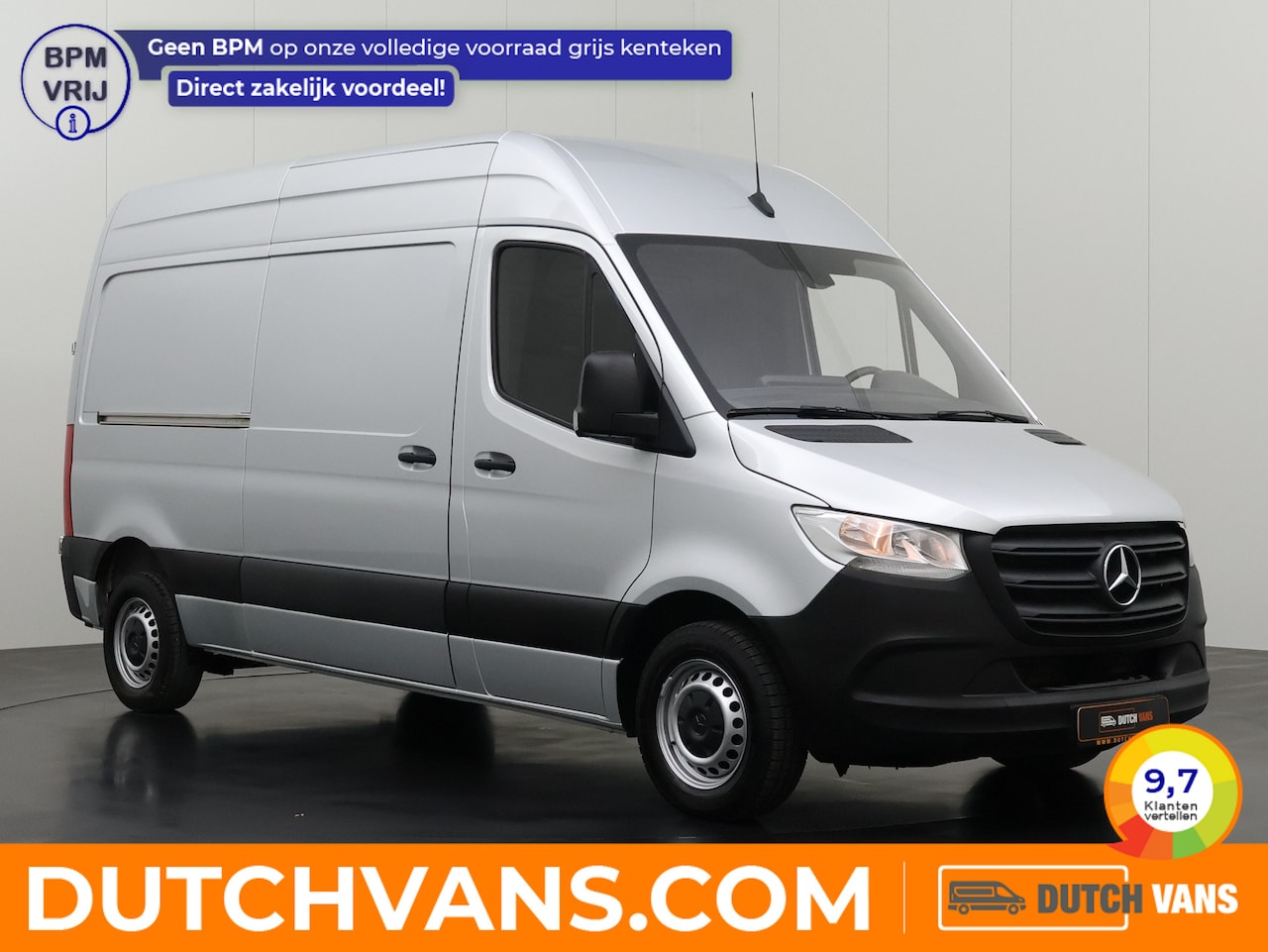Mercedes-Benz Sprinter - 9G-Tronic Automaat L2H2 | Multimedia | Camera | Airco | 3-Zits | Betimmering - AutoWereld.nl
