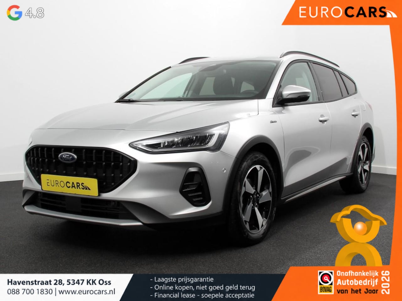 Ford Focus Wagon - 155pk Hybrid Automaat Active X Navigatie Climate Control Camera Parkeer sensoren B&O Dab L - AutoWereld.nl