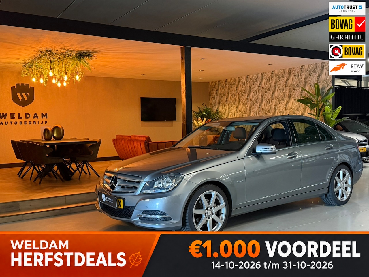 Mercedes-Benz C-klasse - 180 Avantgarde Garantie|Trekhaak|Facelift|Navi|Nieuw Ketting|Rijklaar - AutoWereld.nl