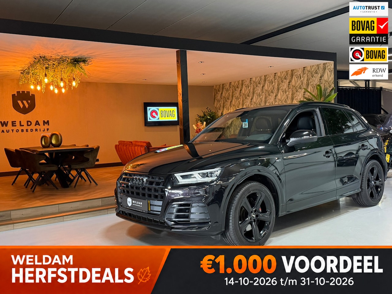 Audi SQ5 - 3.0 TFSI Quattro Black Edition Garantie|354pk|V6|Carplay|Matrix LED|Camera|3-Zone Clima|Vi - AutoWereld.nl