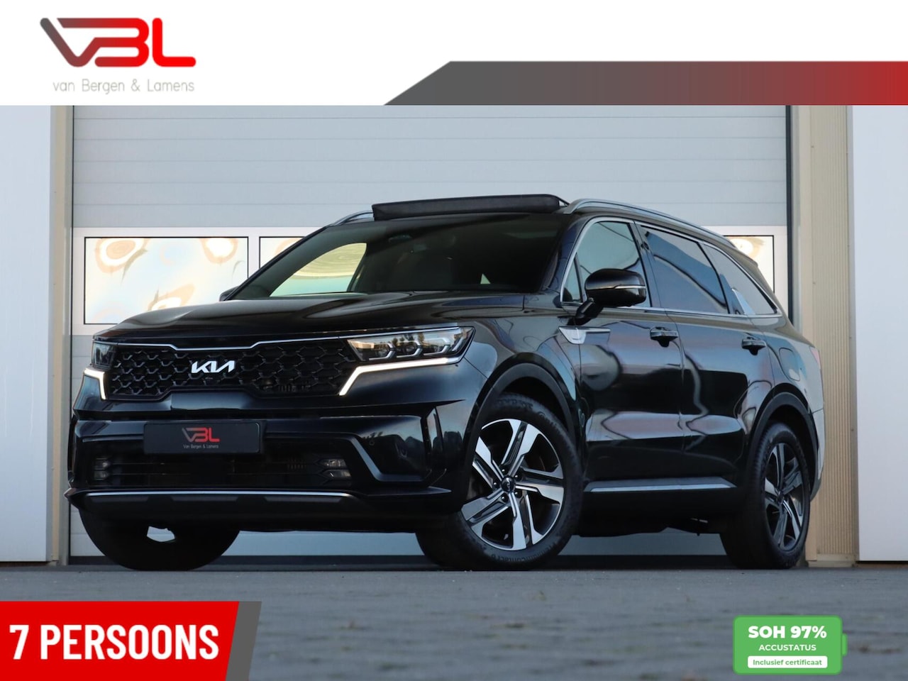 Kia Sorento - 1.6 T-GDi Plug-in Hybrid 4WD ExecutiveLine 7p. 1.6 T-GDI Plug-in 265PK Hybrid 4WD ExecutiveLine 7persoons SOH 97% - AutoWereld.nl
