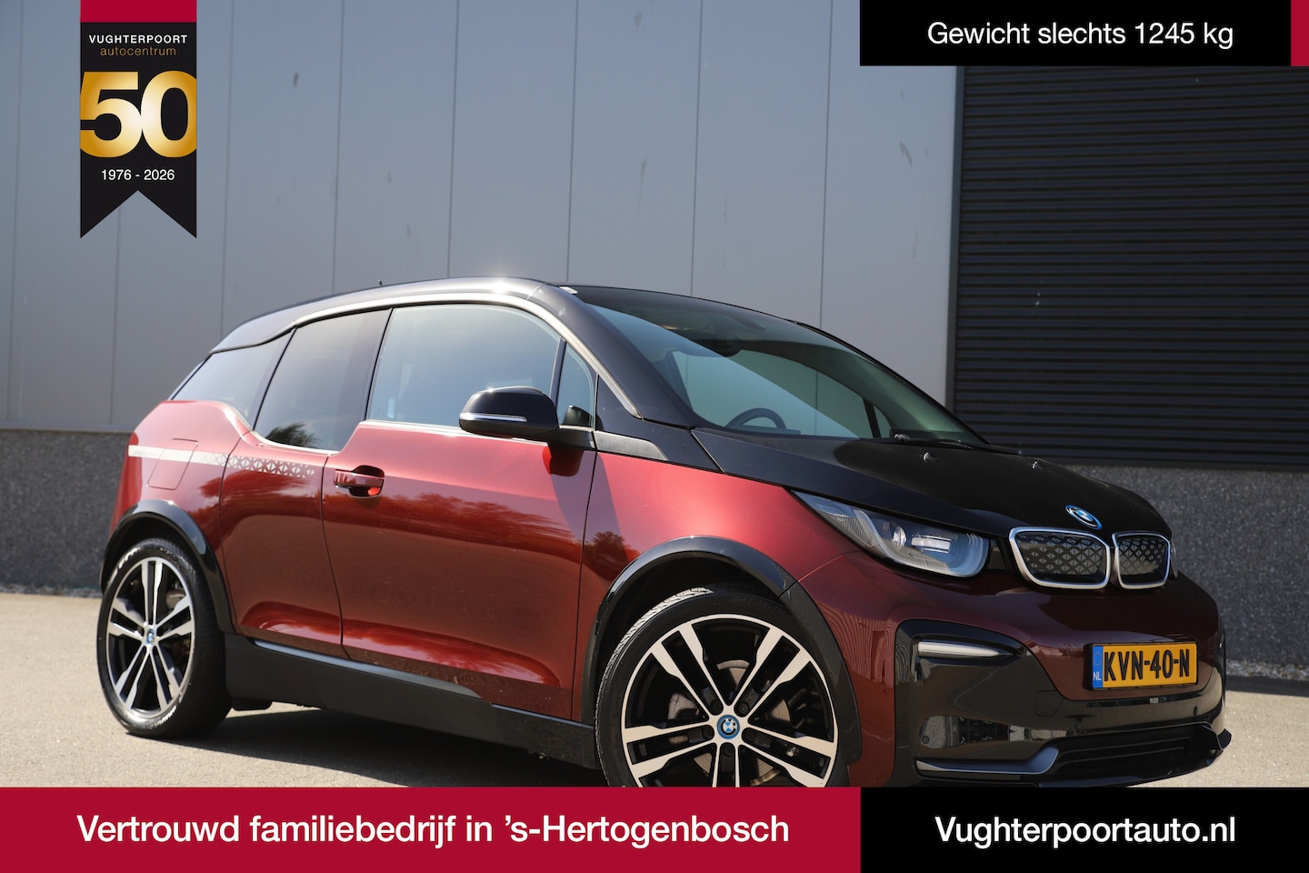 BMW i3 - S /184pk*Unique Forever*120Ah 42 kWh/Leder/W-pomp/Carplay/20"3-fase - AutoWereld.nl