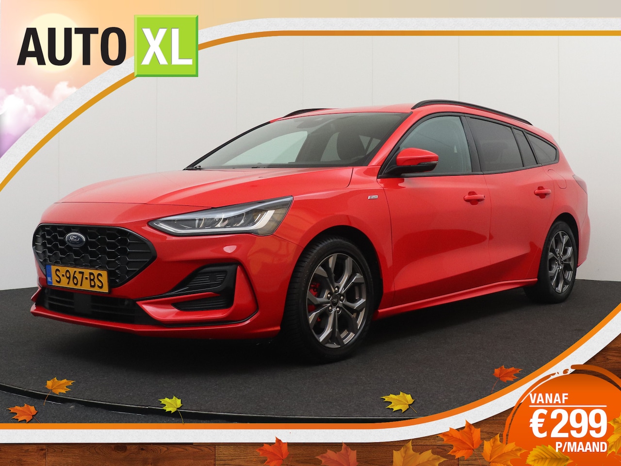 Ford Focus Wagon - 155 PK Hybrid ST Line X Trekhaak Navi+ Camera Cruise - AutoWereld.nl