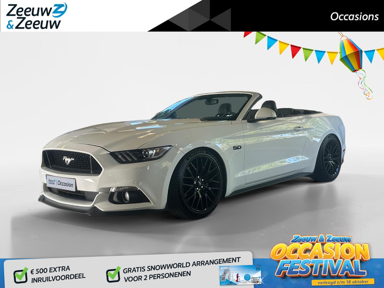 Ford Mustang Convertible - 5.0 GT | KW | ASCH | Volledige Historie | - AutoWereld.nl