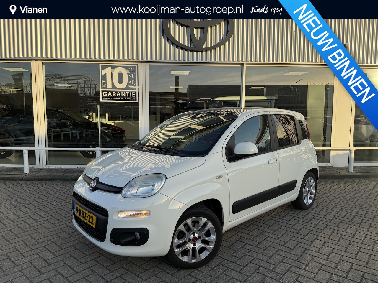 Fiat Panda - 0.9 TwinAir Lounge Automaat, slechts 94000km! Panorama schuif/kanteldak, Airco, Lichtmetal - AutoWereld.nl