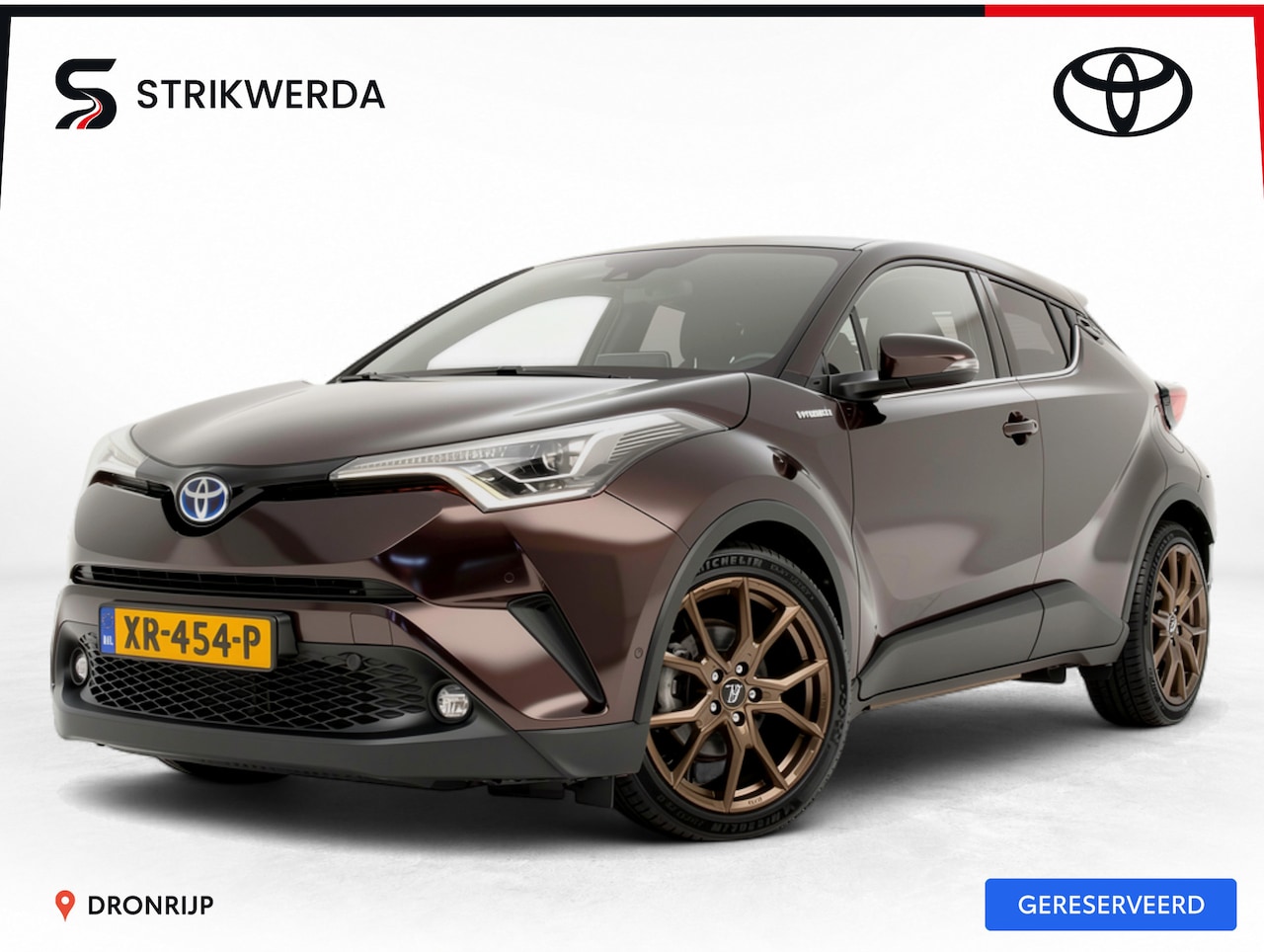 Toyota C-HR - 1.8 Hybrid Executive | Trekhaak | JBL | Stoel- stuurverw. | Leer | BSM | Full-Led | Keyles - AutoWereld.nl