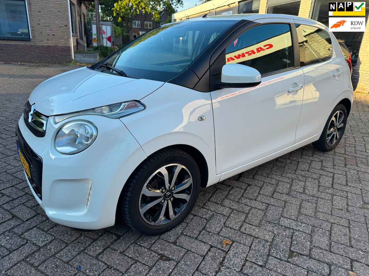 Citroën C1 - 1.0 e-VTi Shine AIRCO,LED,ORG 104270 KM.NAP.O.H.BOEKJES.KLEINE BEURT GEHAD,2X NW BANDEN,LM - AutoWereld.nl