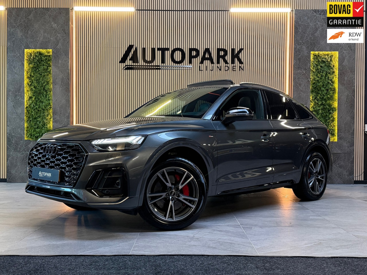 Audi Q5 Sportback - 50 TFSI e Quattro Competition 3X S-LINE|PANO|MATRIX LED|KEYLESS|299 PK|CAMERA|CARPLAY|TREK - AutoWereld.nl