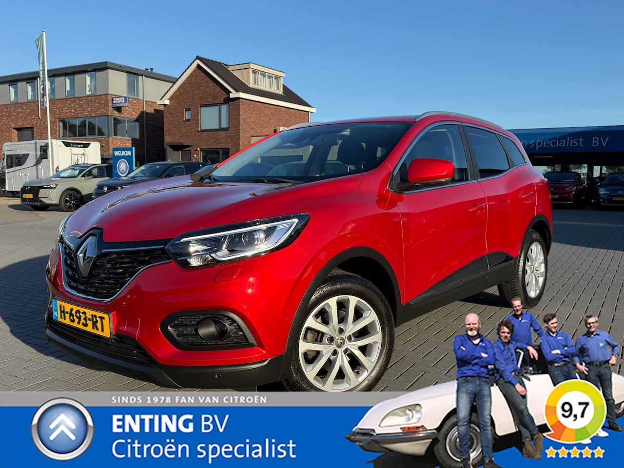 Renault Kadjar - 1.3 TCe ZEN AUTOMAAT NAVI CAMERA ECC TREKHAAK NL AUTO+ NAP - AutoWereld.nl