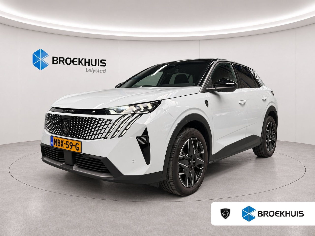 Peugeot 3008 - 1.2 HYBRID 145PK GT AUTOMAAT / NAVI / LEDER / CLIMA / LED / PDC / 19" LMV / CAMERA / WINTE - AutoWereld.nl