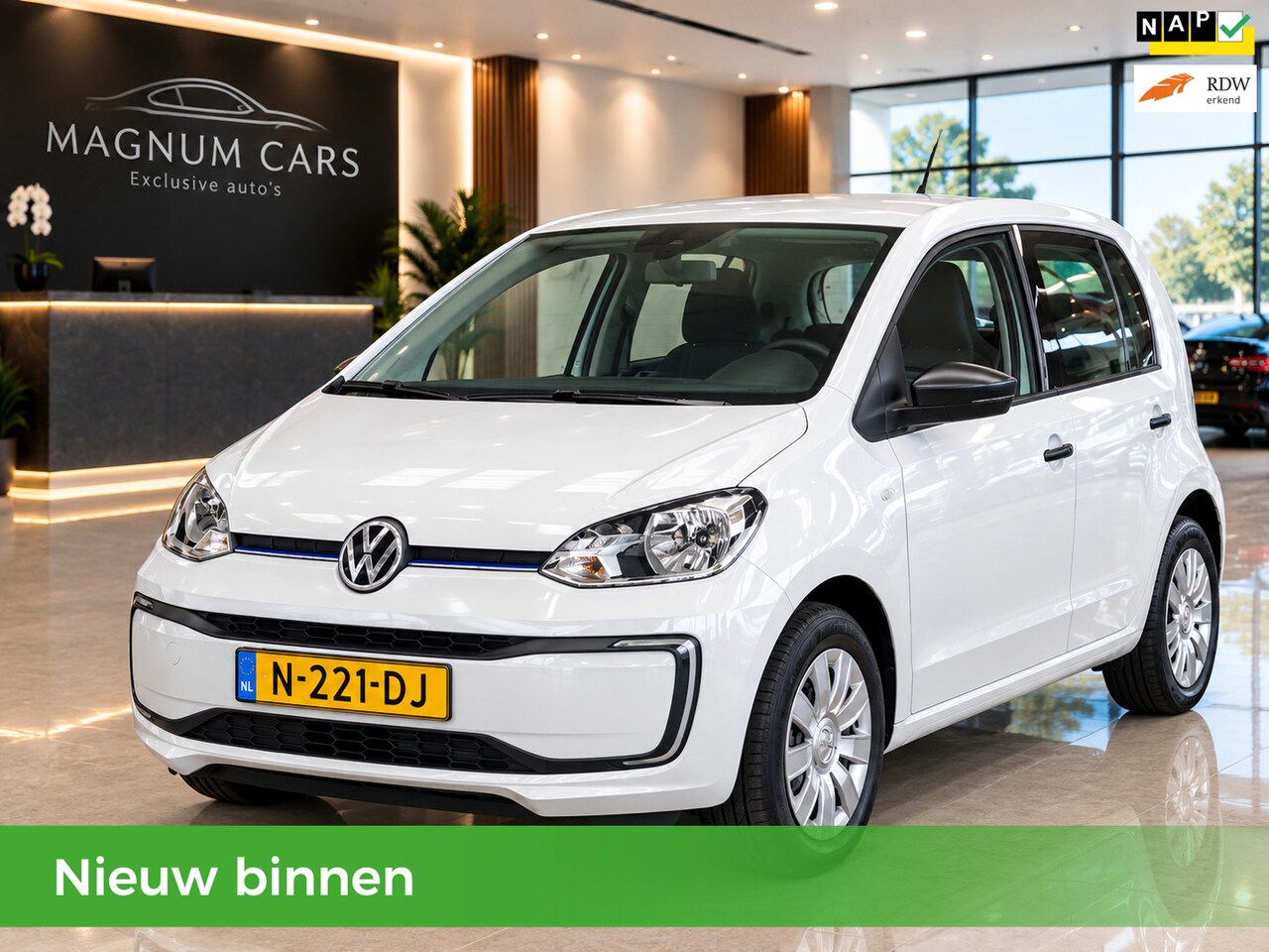 Volkswagen e-Up! - NAP KM'S 5DRS 100% ELEKTRISCH AUTOMAAT SOH 93% AIRCO PARKEERSENSOR BLUETOOTH CRUISECO NW A - AutoWereld.nl