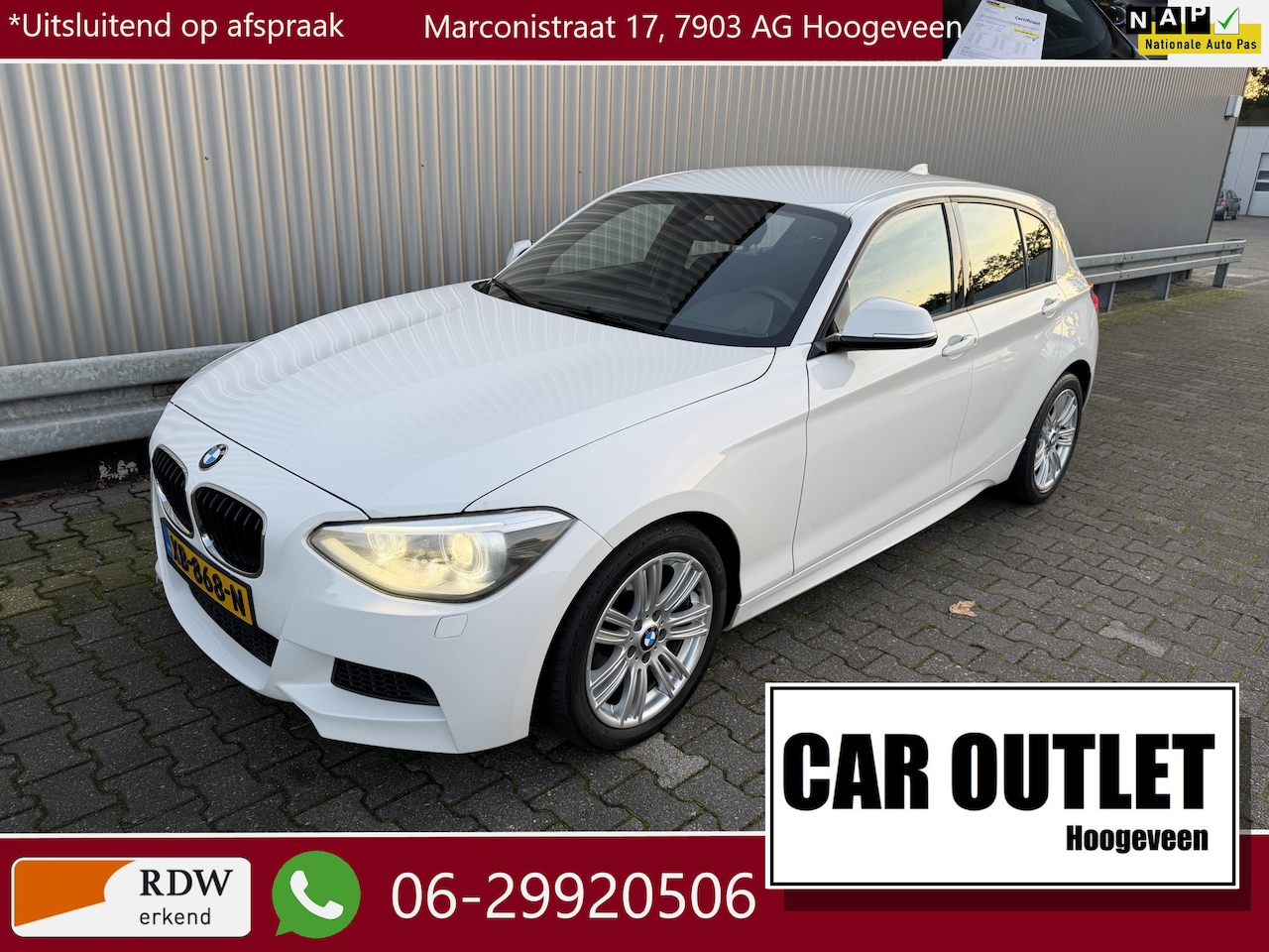 BMW 1-serie - 116i Business+ Volledig M, Xenon, Navi, Cruise --Inruil Mogelijk-- - AutoWereld.nl