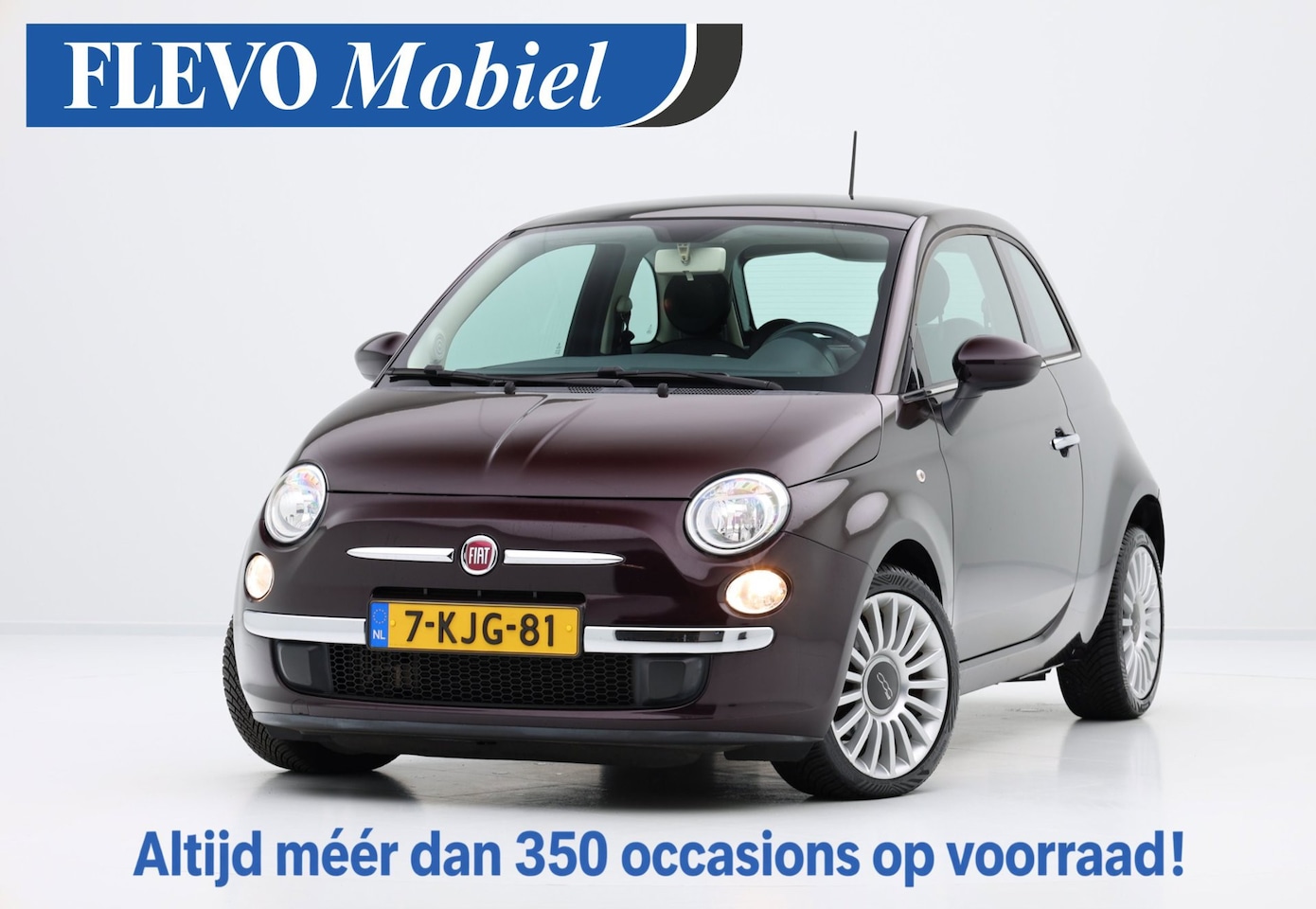 Fiat 500 - 0.9 TwinAir Lounge *37.304km!* Pano|Airco|LMV - AutoWereld.nl