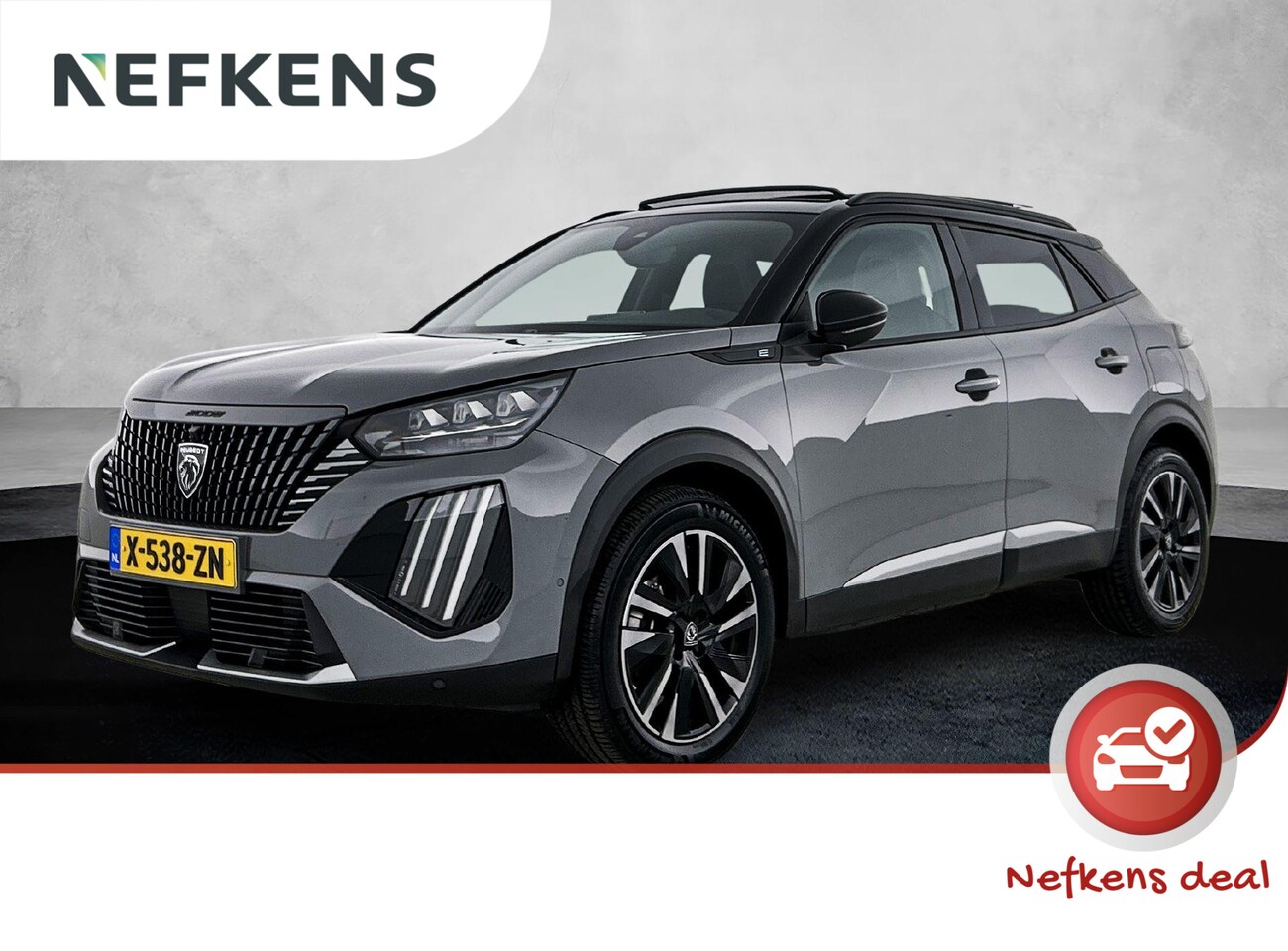 Peugeot e-2008 - EV 156pk GT 54 kWh Automaat | 1ste Eigenaar | Schuif-/Kanteldak  | Camera v+a | Leder/Alca - AutoWereld.nl